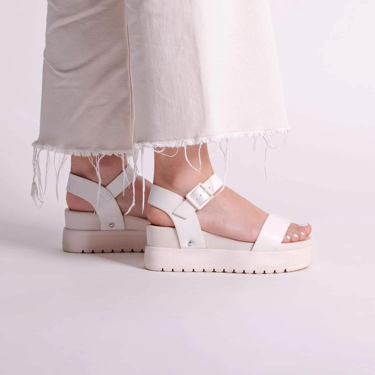 MIA Shoes Kayci Women's Ankle Strap Platform Sandals