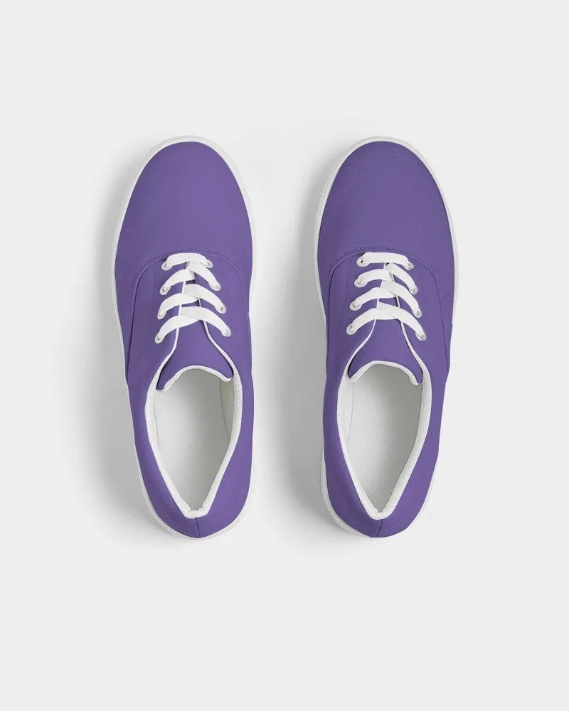 Midtone Violet Canvas Sneakers | Women's | C70M80Y0K0