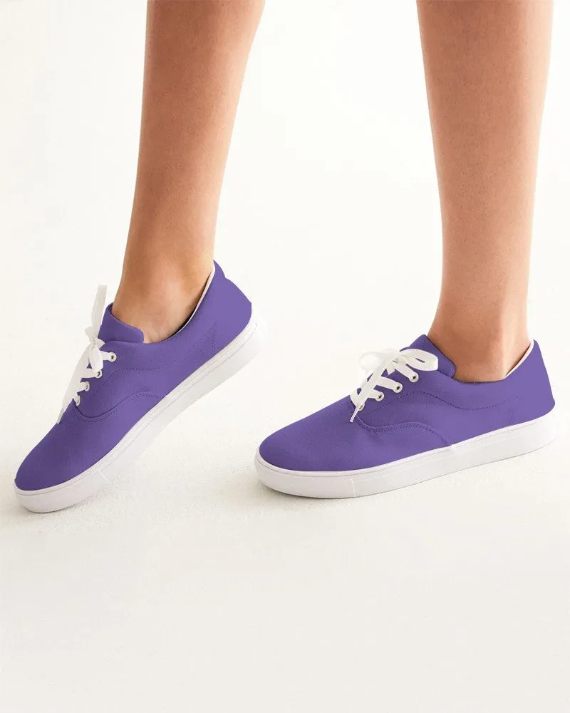 Midtone Violet Canvas Sneakers | Women's | C70M80Y0K0
