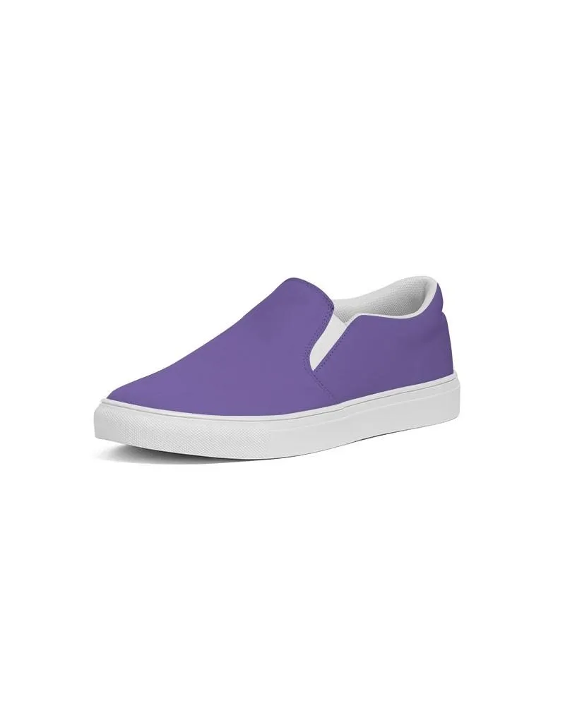 Midtone Violet Slip-On Canvas Sneakers | Men's | C70M80Y0K0