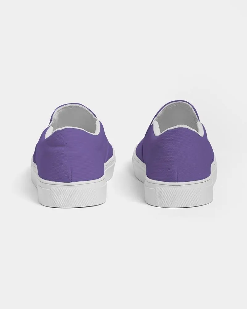 Midtone Violet Slip-On Canvas Sneakers | Men's | C70M80Y0K0