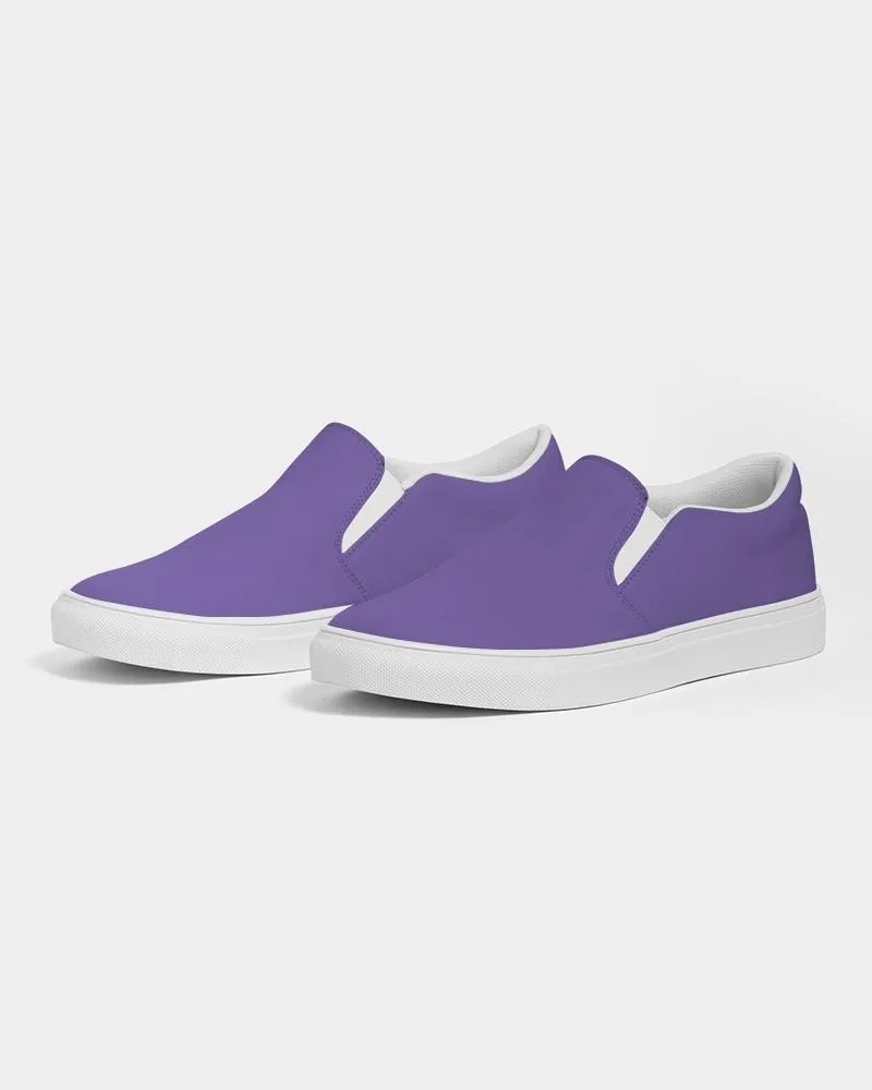 Midtone Violet Slip-On Canvas Sneakers | Men's | C70M80Y0K0