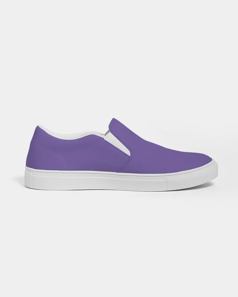 Midtone Violet Slip-On Canvas Sneakers | Men's | C70M80Y0K0