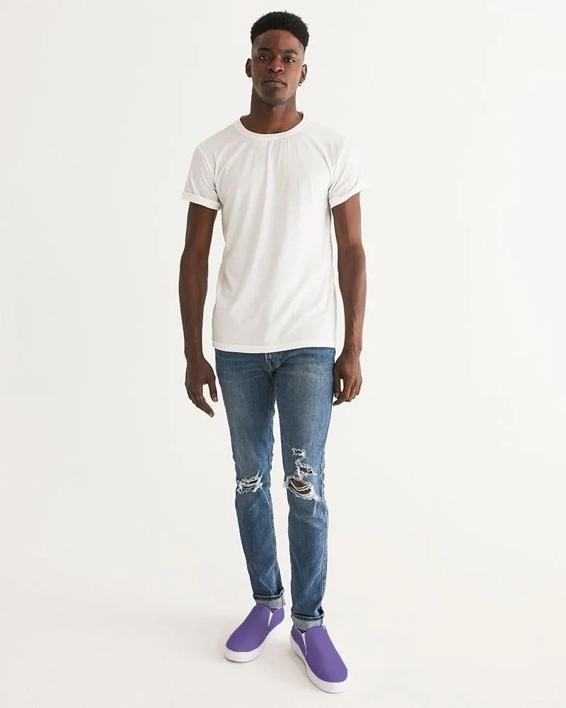 Midtone Violet Slip-On Canvas Sneakers | Men's | C70M80Y0K0