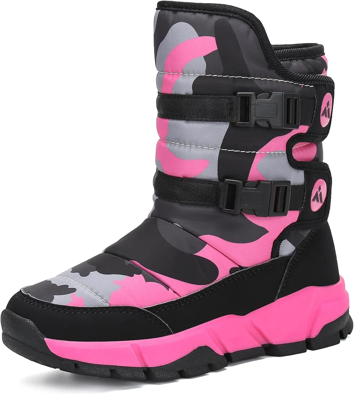 Mishansha Kids Snow Boots for Boys Girls Winter Boot Waterproof Warm Anti-Slip Cold Weather Shoes (Toddler/Little Kid/Big Kid)