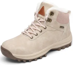 Mishansha Winter Boots for Men Women Waterproof Snow Boots Warm Lined Non Slip Hiking Boot