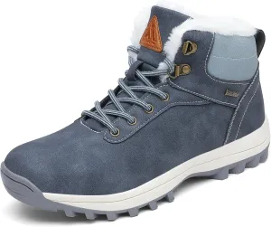 Mishansha Winter Boots for Men Women Waterproof Snow Boots Warm Lined Non Slip Hiking Boot