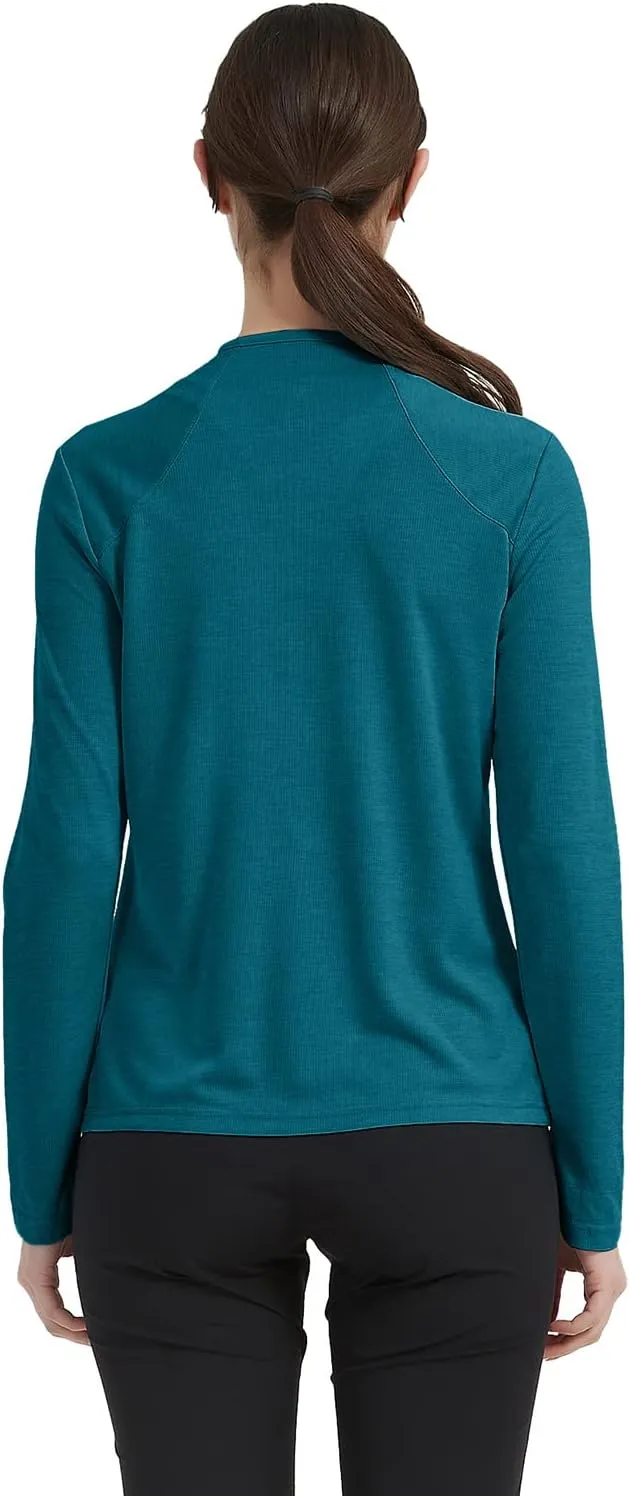 MoFiz Women's Full Zip Hiking Shirt Lightweight UPF 50  Sun Protection Running Jacket Long Sleeve Sports Outdoor Top Pockets