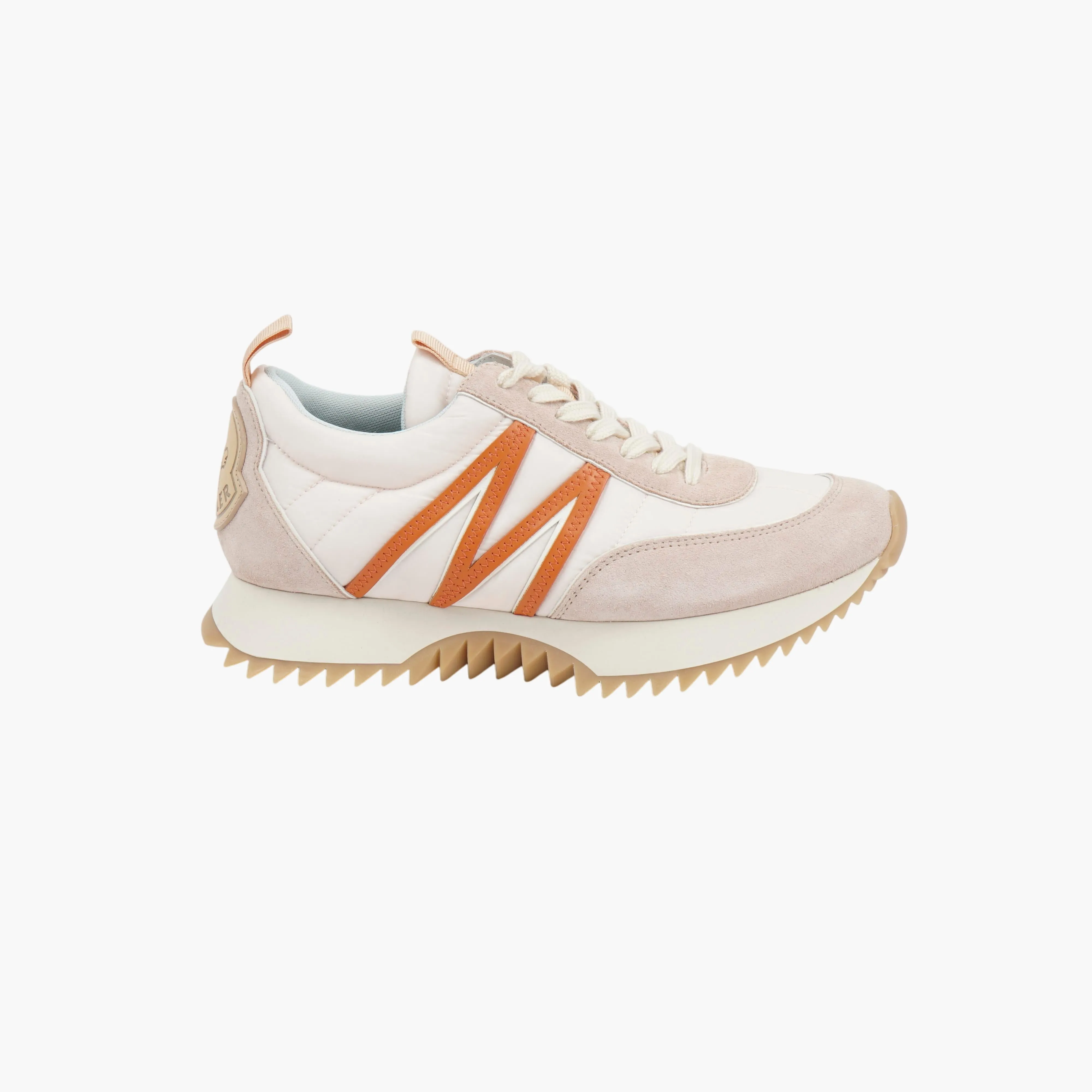 Moncler Light Pink Leather Sneakers