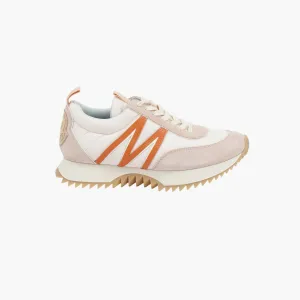Moncler Light Pink Leather Sneakers