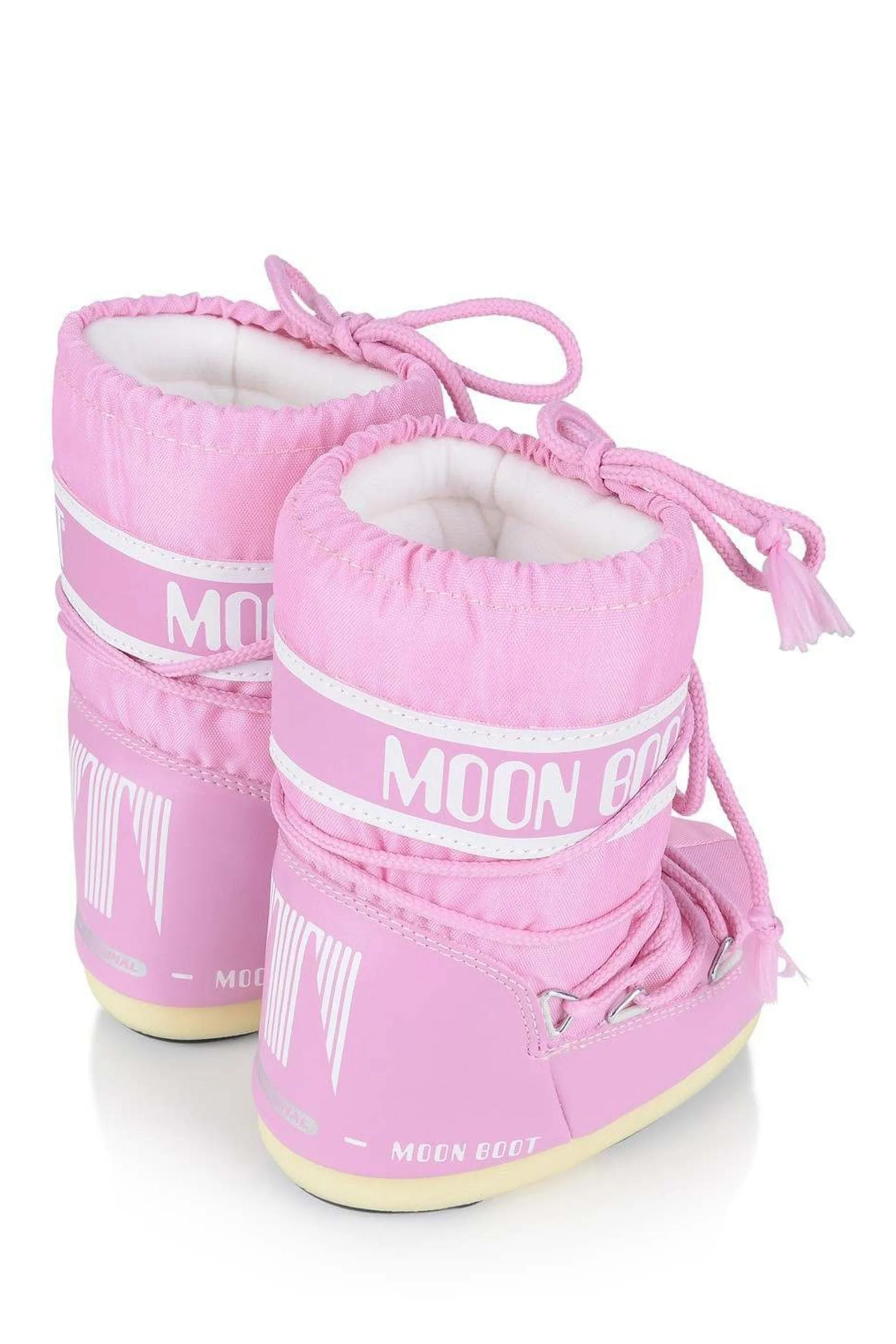 Moon Boot Girls Icon Nylon Snow Boots in Pink