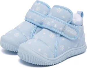 MORENDL Baby Winter Snow Boots for Infant Boys Girls Toddler Water-Resistant First Walker Shoes Warm Lining Soft Sole Anti-Slip Outdoor Booties