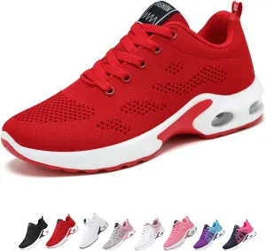 Musabela Orthopedic Shoes for Women, Rayootd Comfortable Orthotic Classic Shoes, Arch Support, Slip-On Air Cushion Running Sneakers for Gym Workout Sports