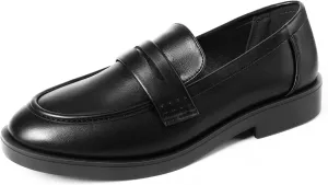 MUSSHOE Penny Loafers for Women Classic Casual Shoes Comfort Womens Slip-ons Business Lightweight Work Flats