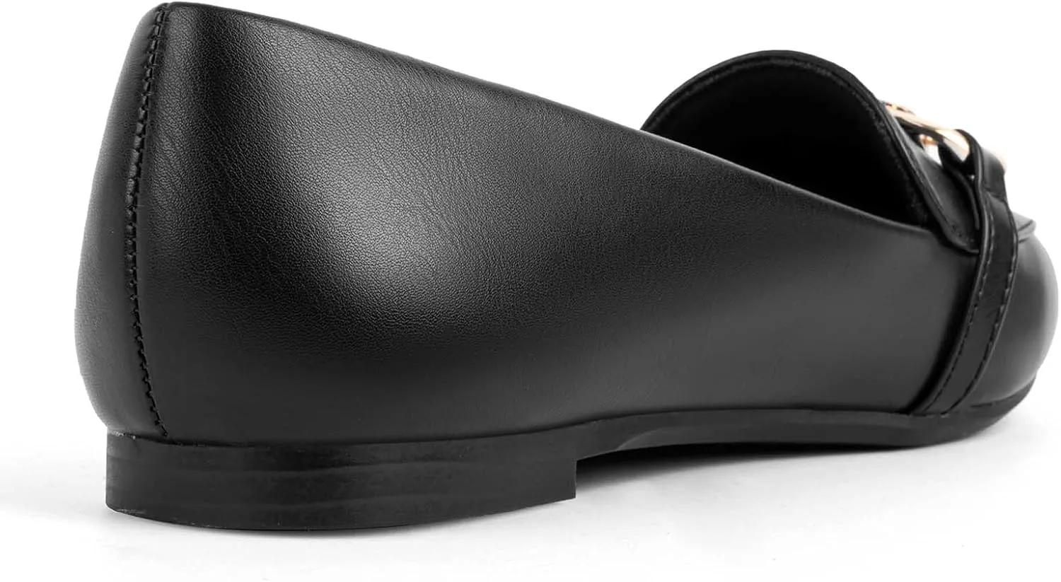 MUSSHOE Women's Loafers Comfortable Fashion Chain Flats Shoes for Women
