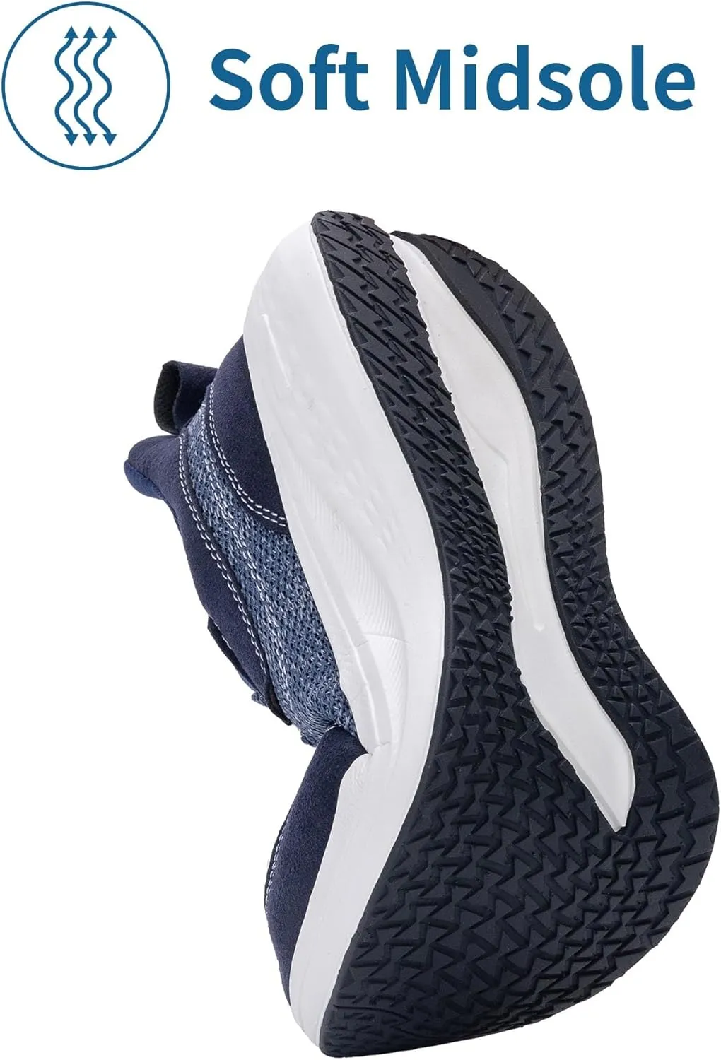 N BESUNEW Loafers for Men with Slip On/Comfortable Men's Arch Support Walking Shoes/Sneakers for Plantar Fasciitis US 7-13