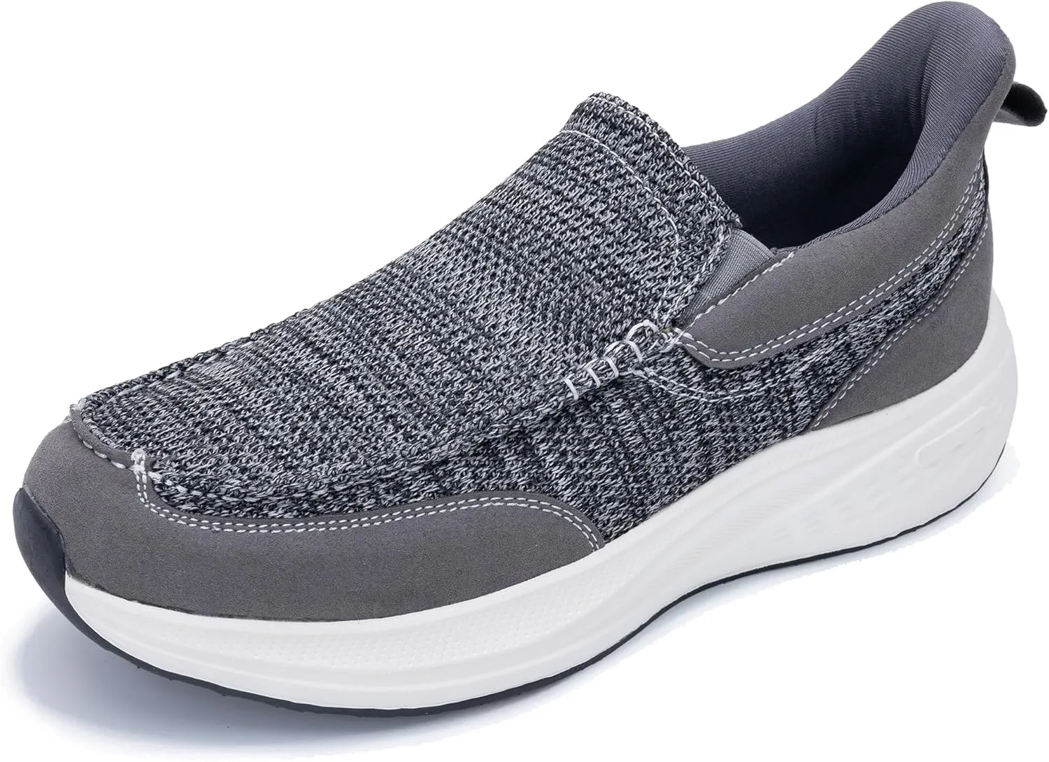 N BESUNEW Loafers for Men with Slip On/Comfortable Men's Arch Support Walking Shoes/Sneakers for Plantar Fasciitis US 7-13