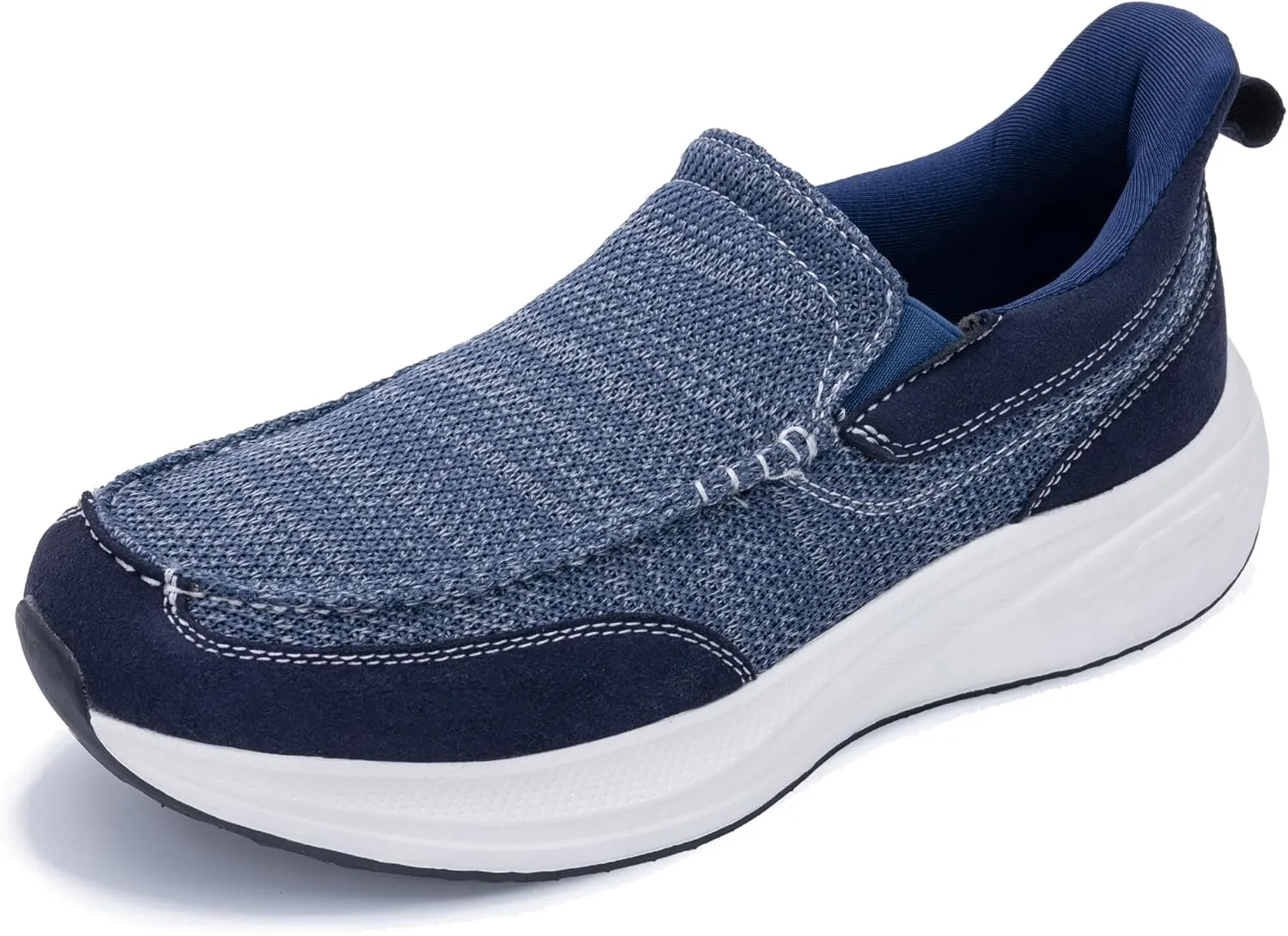 N BESUNEW Loafers for Men with Slip On/Comfortable Men's Arch Support Walking Shoes/Sneakers for Plantar Fasciitis US 7-13