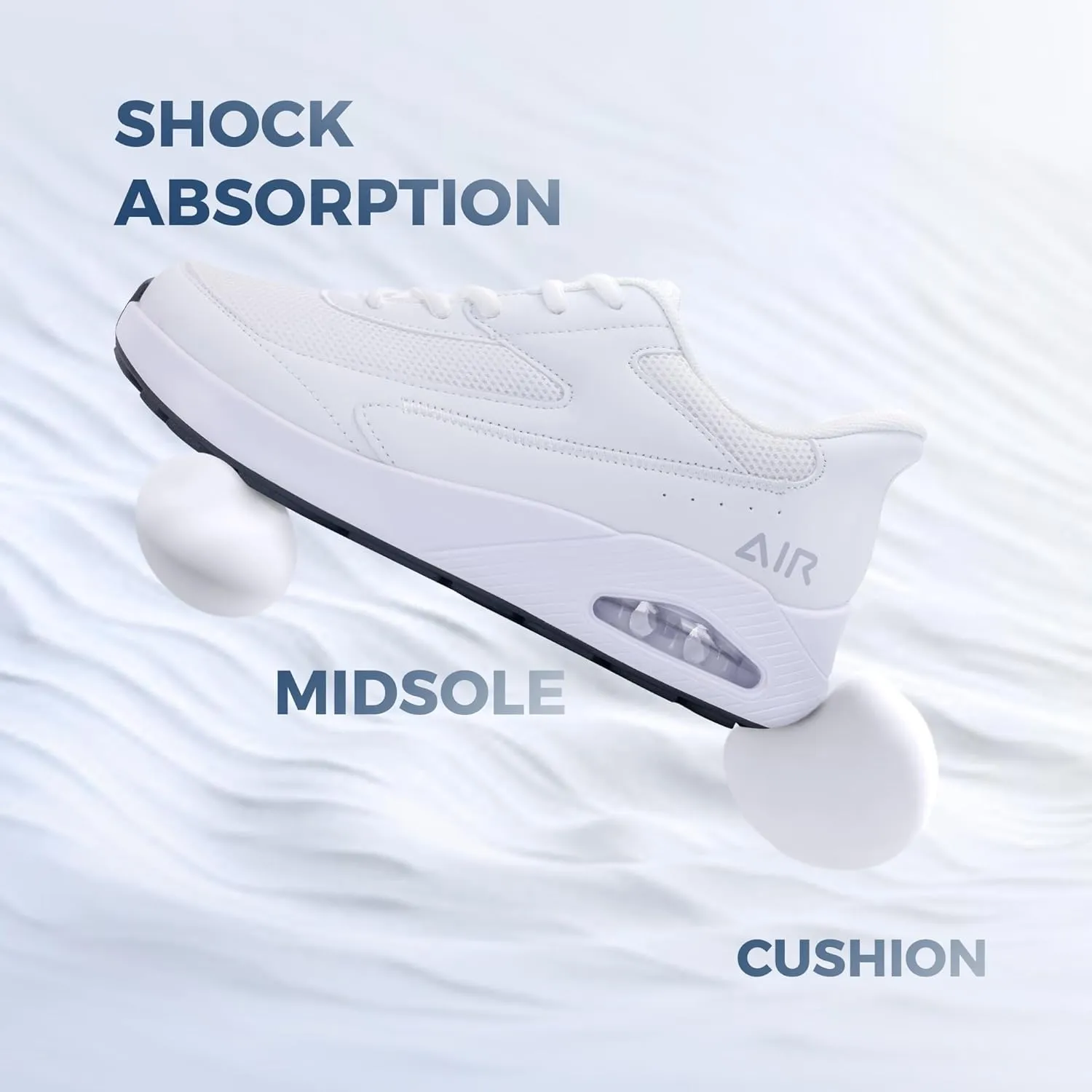 N BESUNEW Women's Wide Toe Box Walking Shoes Slip On Wide Width Running Sneakers Air Atheltic Tennis Shoes US 6-11