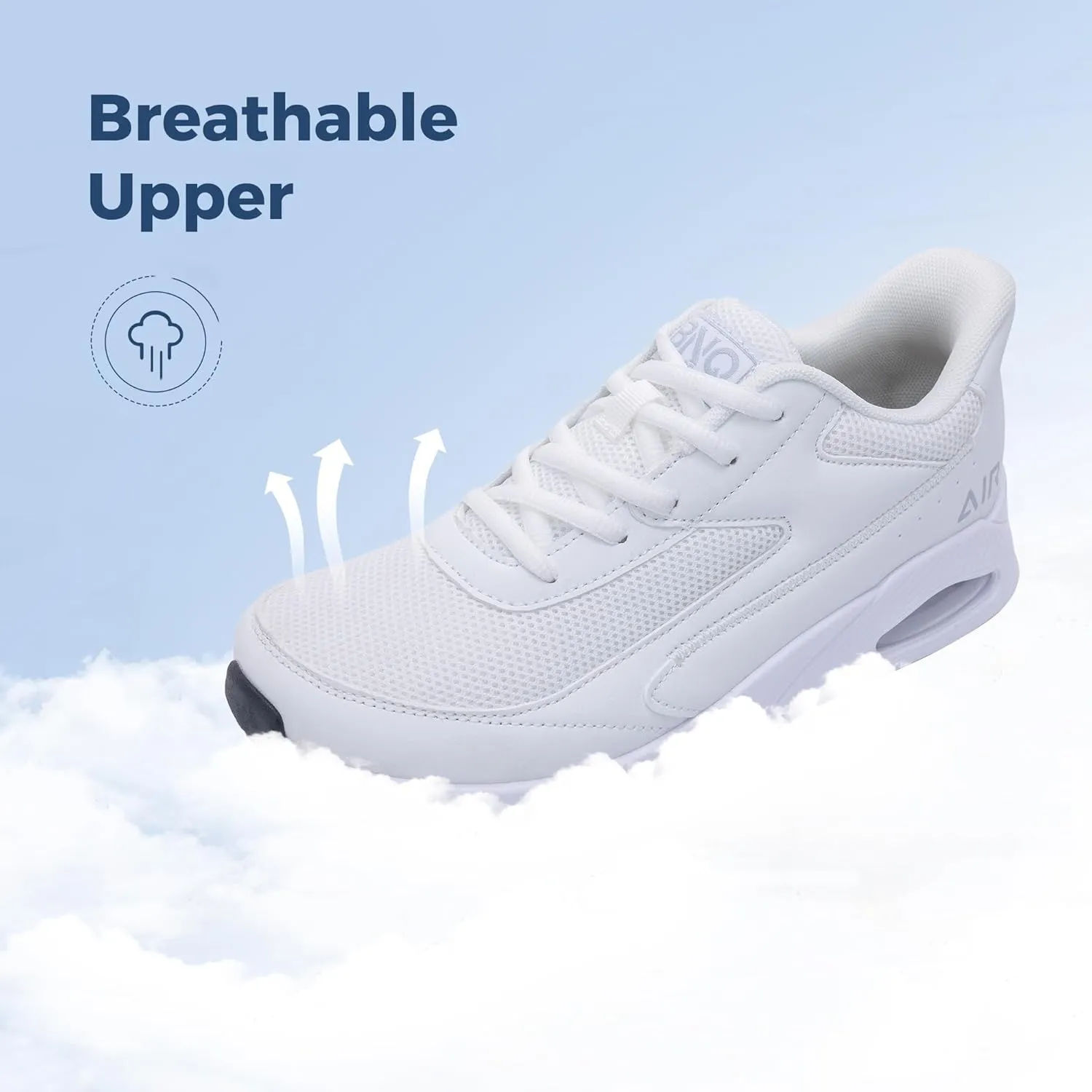 N BESUNEW Women's Wide Toe Box Walking Shoes Slip On Wide Width Running Sneakers Air Atheltic Tennis Shoes US 6-11