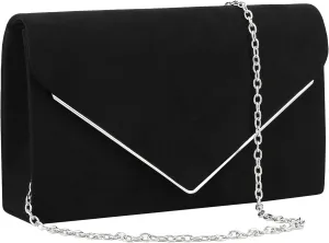 Naimo Flap Dazzling Small Clutch Bag Evening Bag With Detachable Chain