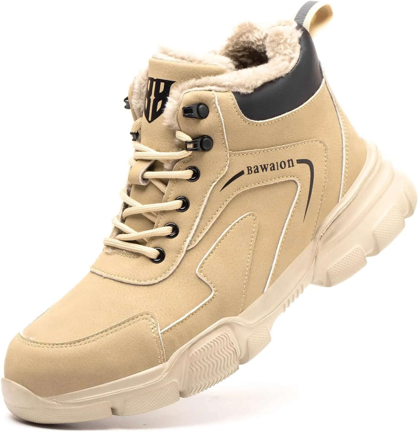Nasogetch Waterproof Work Boots for Men Women Steel Toe Boots Lightweight Indestructible Slip Resistant Construction Safety Boots