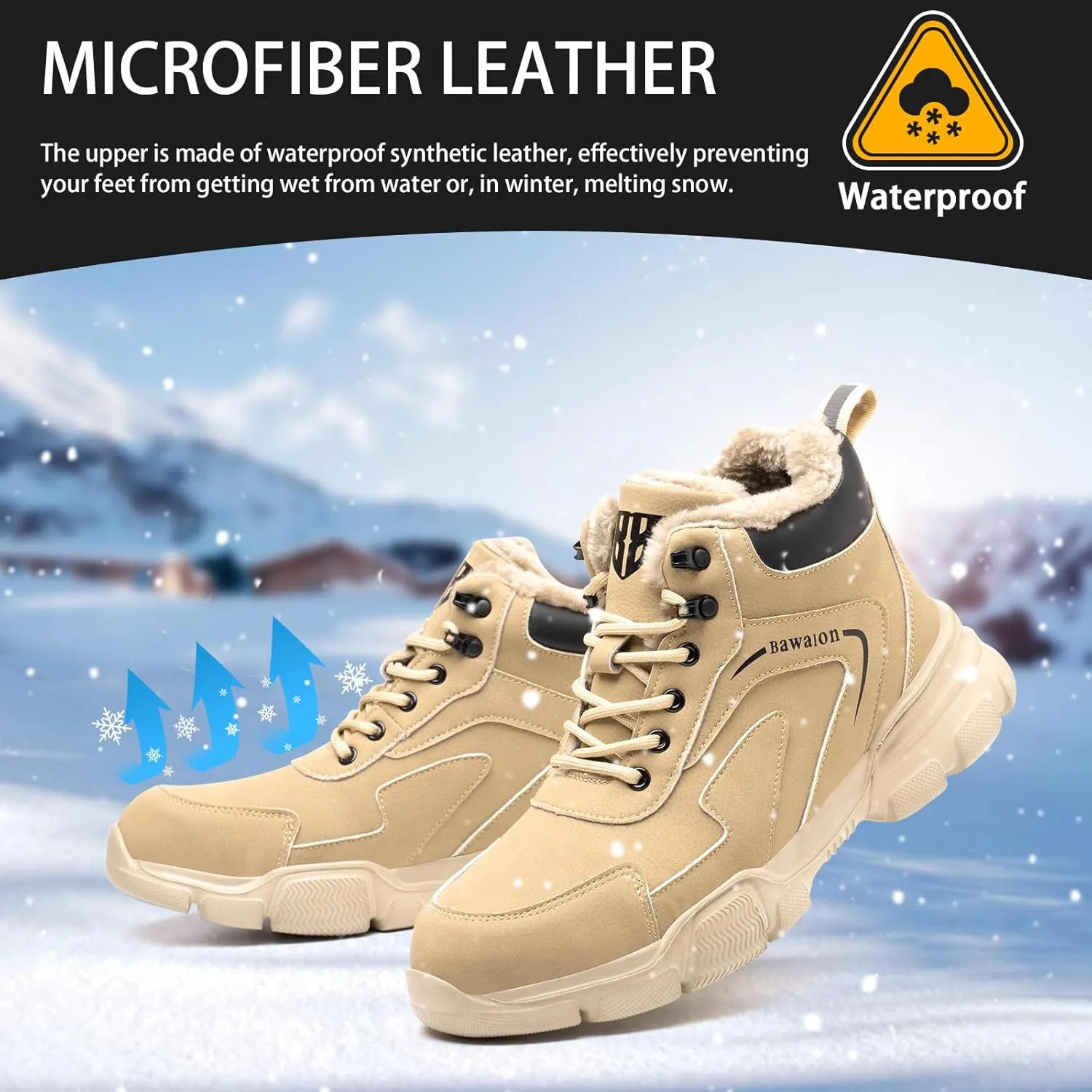 Nasogetch Waterproof Work Boots for Men Women Steel Toe Boots Lightweight Indestructible Slip Resistant Construction Safety Boots