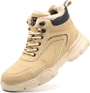 Nasogetch Waterproof Work Boots for Men Women Steel Toe Boots Lightweight Indestructible Slip Resistant Construction Safety Boots