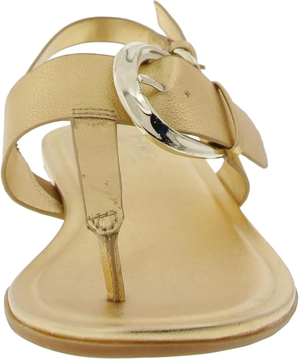 Naturalizer Womens Taylor T-Strap Slingback Flat Sandal
