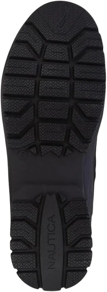 Nautica Mens Zipper Duck Boots Waterproof Shell Insulated Snow & Rain Boot