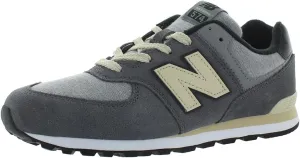 New Balance 574 GS Boys Shoes Size 6.5, Color: Grey/Beige