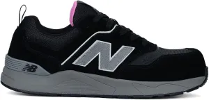 New Balance Women's Elite Lite Electrical Hazard Medium Composite Toe, Industrial Work Shoe Lightweight & Slip Resistant, Black Rose, 6.5
