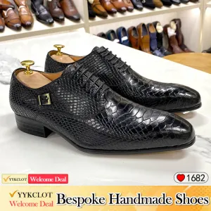 New British Leather Oxford Shoes Business Men's Dress Leather Shoes