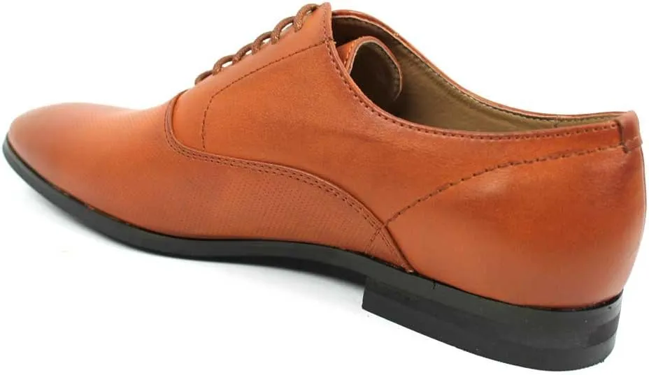 New Men's Shoes Modern Pointed Round Toe Dotted Dress Lace up Oxfords by Azar