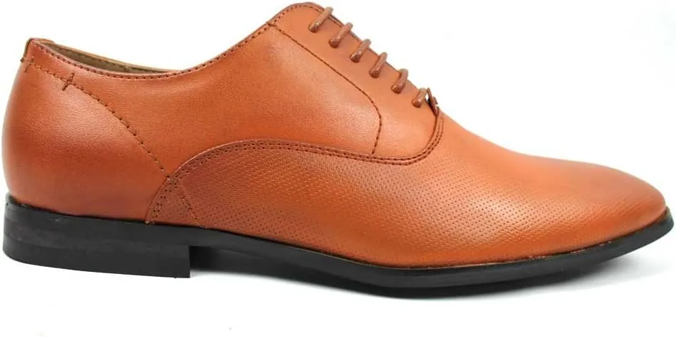 New Men's Shoes Modern Pointed Round Toe Dotted Dress Lace up Oxfords by Azar
