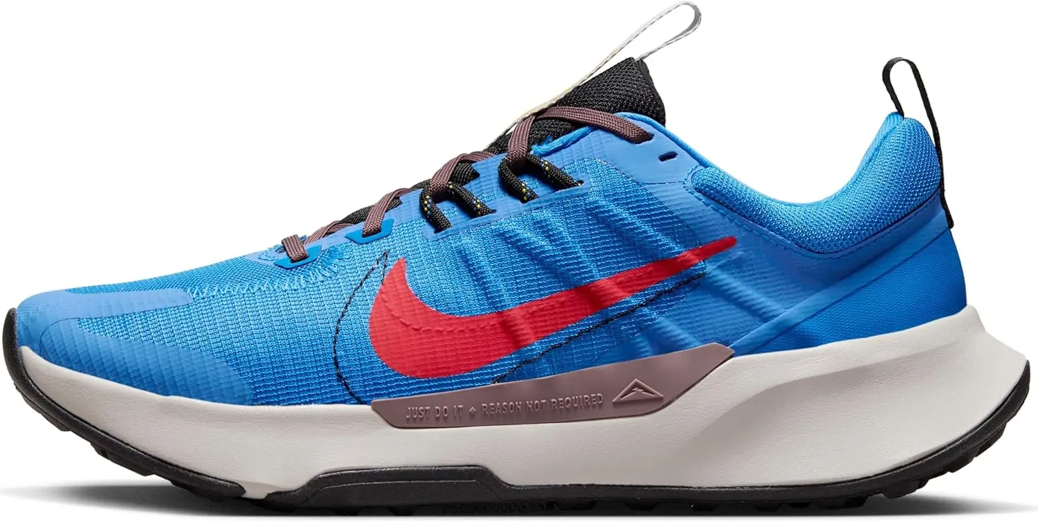 Nike Juniper Trail 2 NN Mens Running Trainers DM0822 Sneakers Shoes (UK 7.5 US 8.5 EU 42, Light Photo Blue Track red 402)
