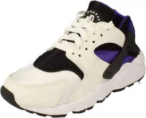 Nike Womens Air Huarache Running Trainers DH4439 Sneakers Shoes (UK 3 US 5.5 EU 36, White Black Purple 105)