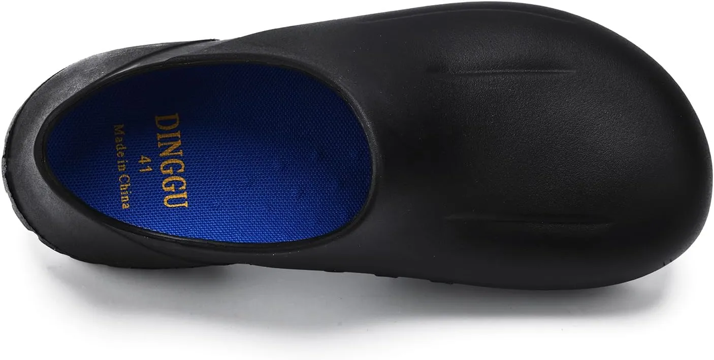Non Slip Chef Shoes for Men Women Waterproof Oil Resistant Work Shoes,Comfortable Slip Resistant Clogs for Nursing Kitchen Restaurant Food Service Garden