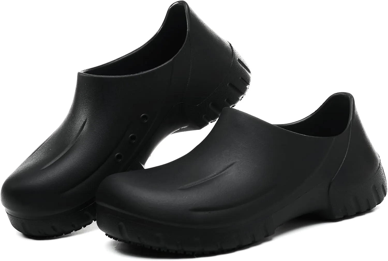 Non Slip Chef Shoes for Men Women Waterproof Oil Resistant Work Shoes,Comfortable Slip Resistant Clogs for Nursing Kitchen Restaurant Food Service Garden