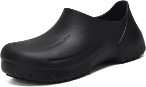 Non Slip Chef Shoes for Men Women Waterproof Oil Resistant Work Shoes,Comfortable Slip Resistant Clogs for Nursing Kitchen Restaurant Food Service Garden