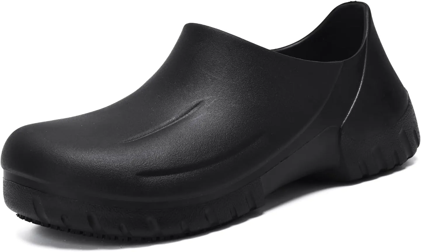 Non Slip Chef Shoes for Men Women Waterproof Oil Resistant Work Shoes,Comfortable Slip Resistant Clogs for Nursing Kitchen Restaurant Food Service Garden