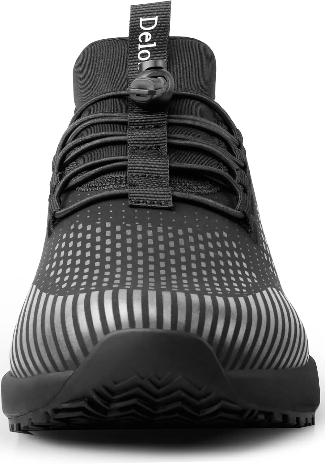Non Slip Shoes for Men Food Service, Waterproof Work Shoes Restaurant,Slip On Resistant Sneakers, Breathable, Lightweight Walking Shoes for Kitchen and Restaurant Work Black