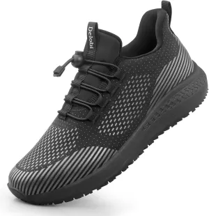 Non Slip Shoes for Women - Food Service & Restaurant, Waterproof Breathable, Lightweight Slip Resistant Sneakers for Kitchen & Nurse