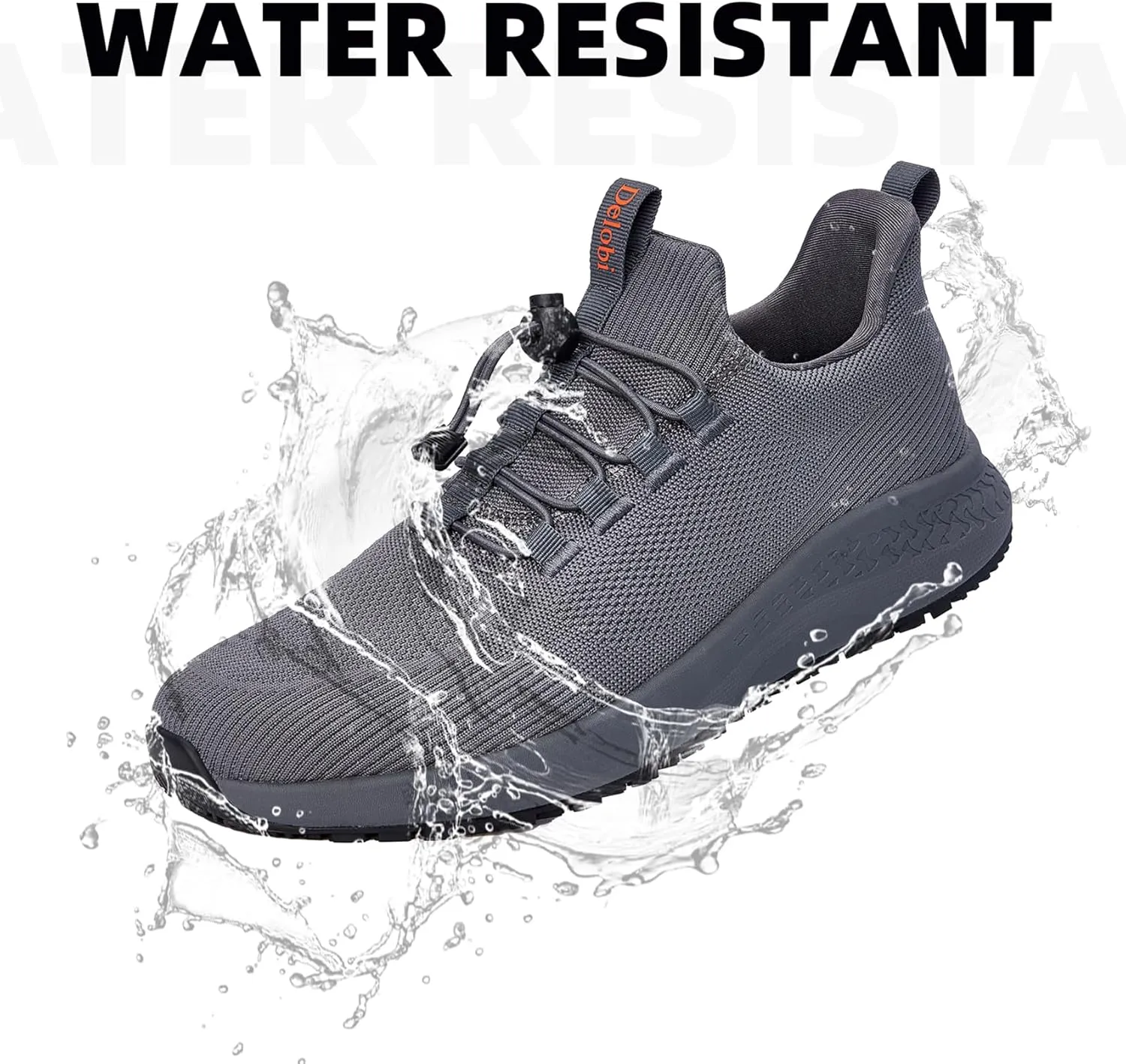Non Slip Shoes for Women - Food Service & Restaurant, Waterproof Breathable, Lightweight Slip Resistant Sneakers for Kitchen & Nurse