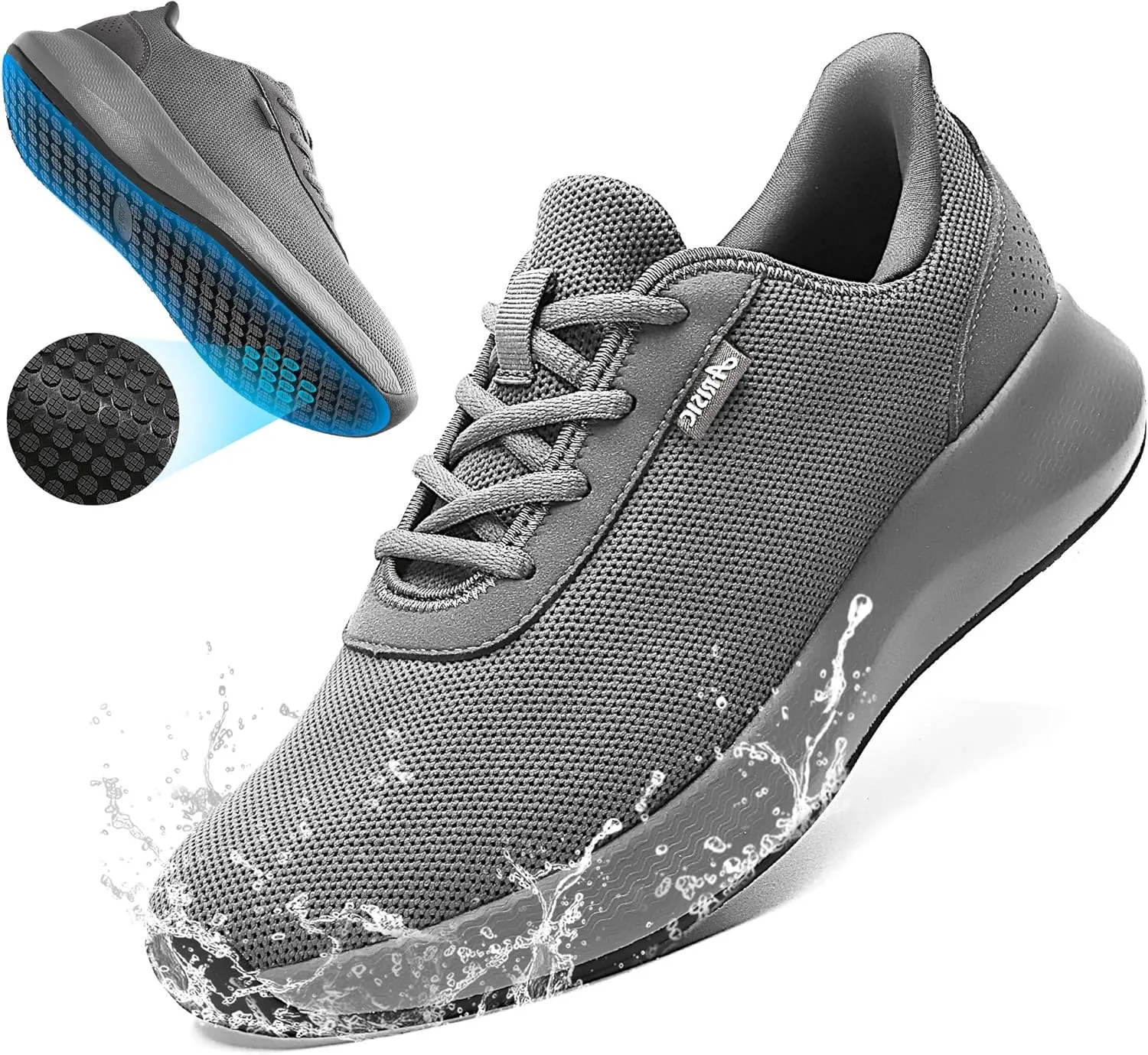 Non Slip Work Shoes for Men Women Restaurant Slip On Shoes for Mens,Slip Resistant Work Waterproof Sneakers Resistant Lightweight Comfortable Kitchen Chef Shoes Food Service