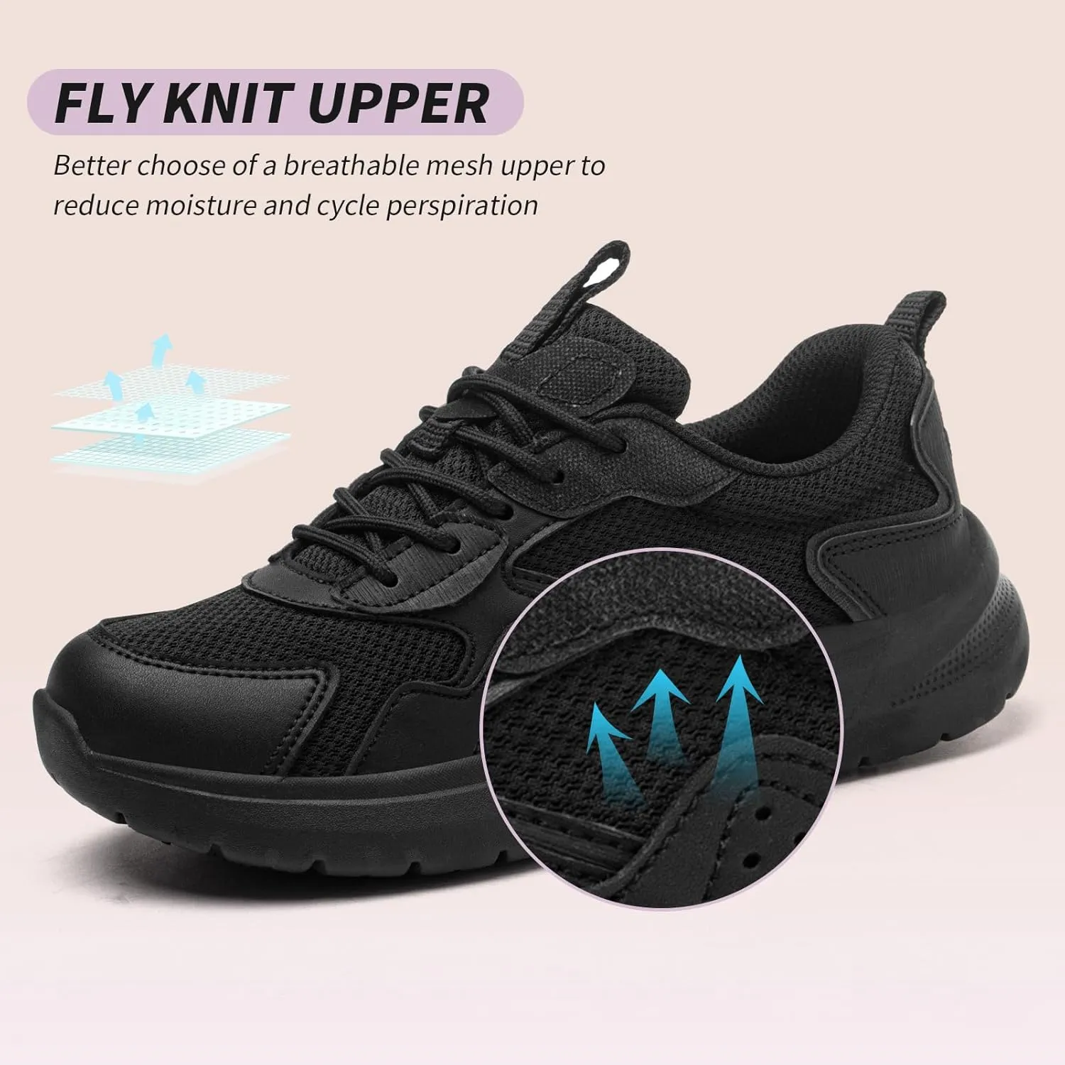 Non Slip Work Shoes Women Food Service-Lightweight and Comfortable Suitable for Restaurants and Crew Work