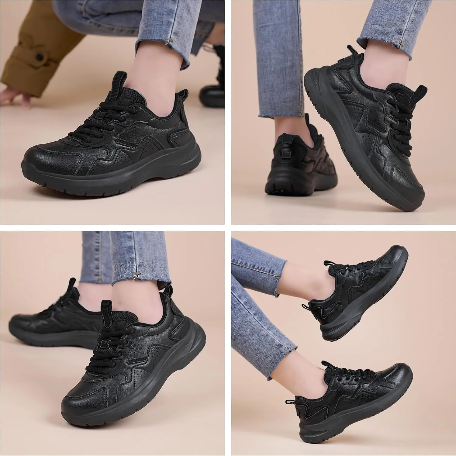 Non Slip Work Shoes Women Food Service-Lightweight and Comfortable Suitable for Restaurants and Crew Work