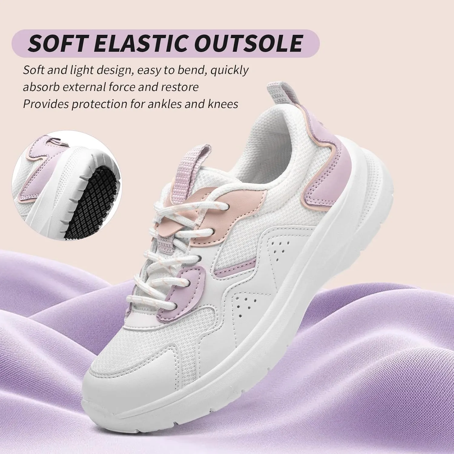Non Slip Work Shoes Women Food Service Slip Resistant Restaurant Shoes Nursing Womens