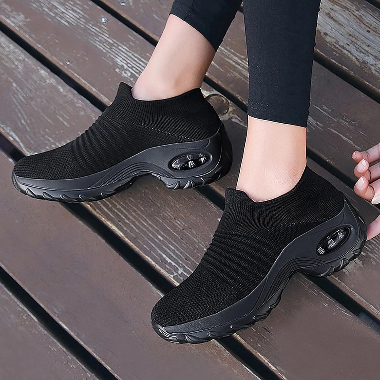 Non Slip Work Shoes Women, Walking Shoes Women, Work Gym Nurse Mesh Casual Fashion Sneakers Comfort Breathable Lightweight