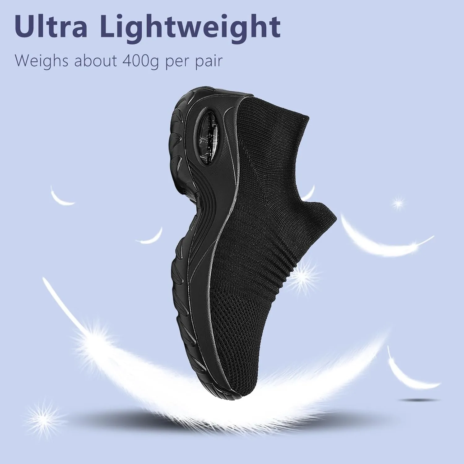 Non Slip Work Shoes Women, Walking Shoes Women, Work Gym Nurse Mesh Casual Fashion Sneakers Comfort Breathable Lightweight